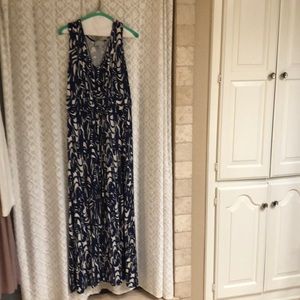 Blue maxi dress